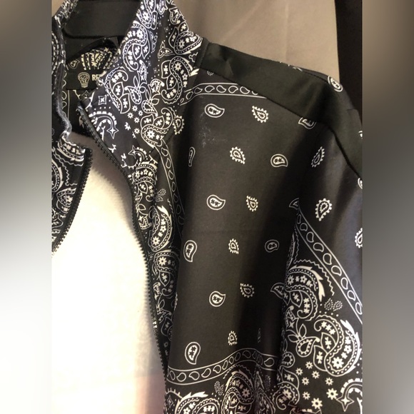 Forever 21 Rebel Minds bandana print tracksuit Sz Large Rebel red / black - Picture 13 of 16